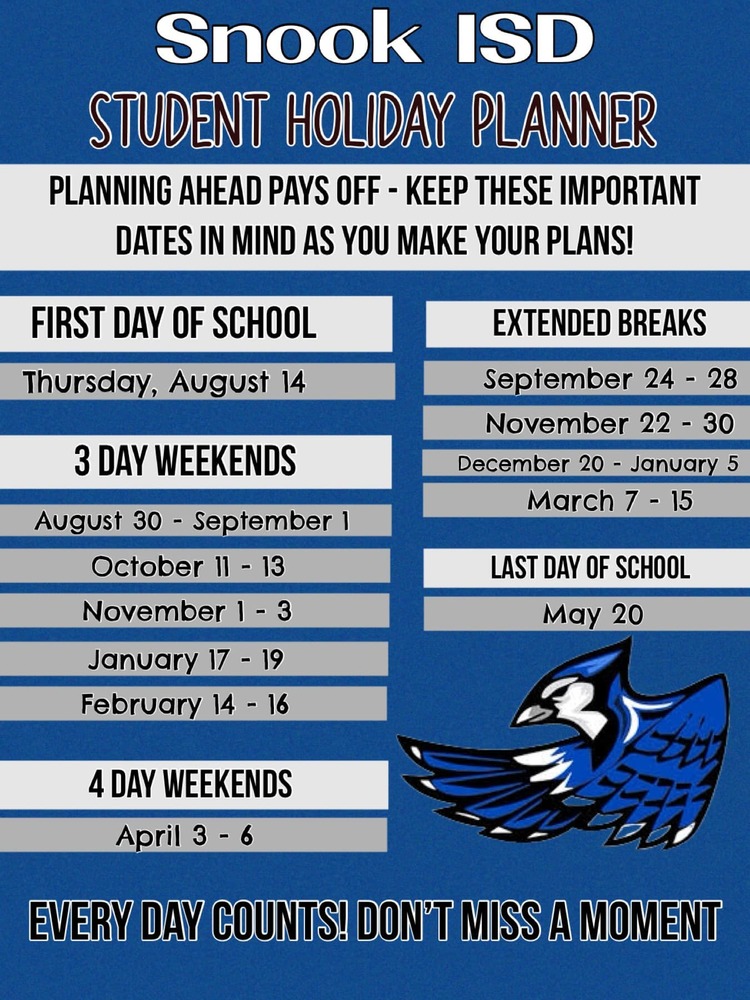 2025 2026 Student Holiday Planner