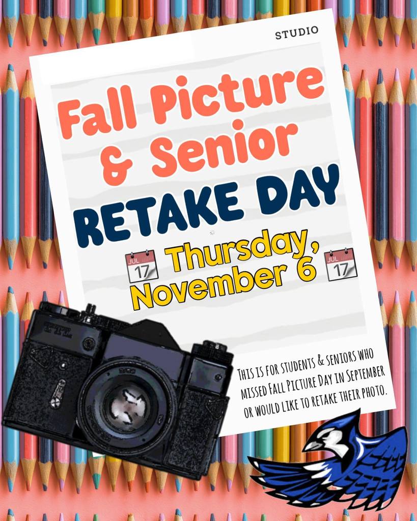 Fall Picture & Senior Picture RETAKE DAY 2025