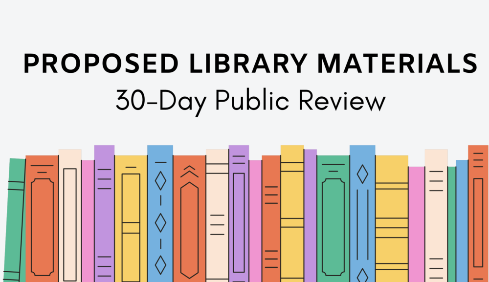 proposed library materials