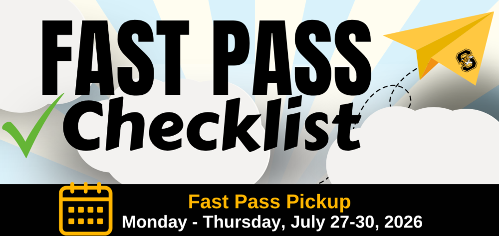fast pass checklist