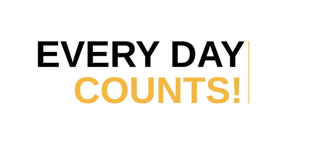 text reads every day counts