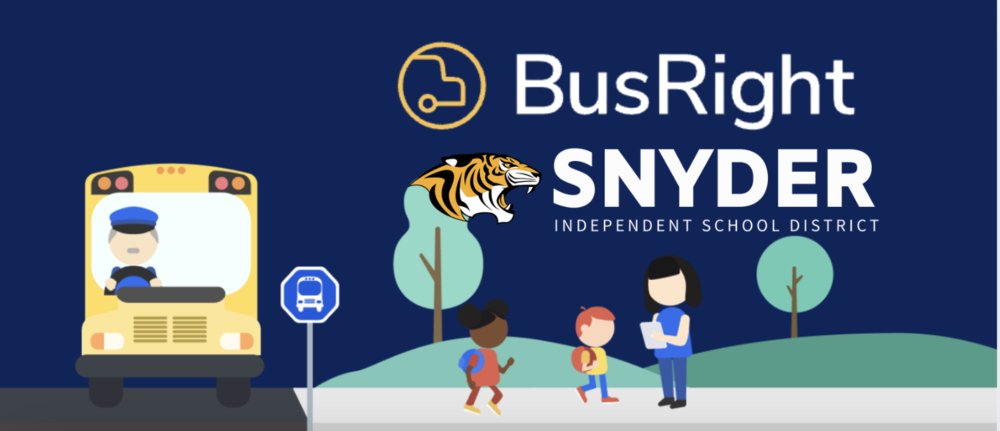 bus right and snyder isd logo 