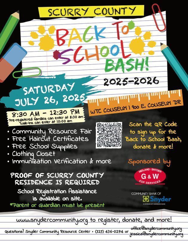 back to school bash