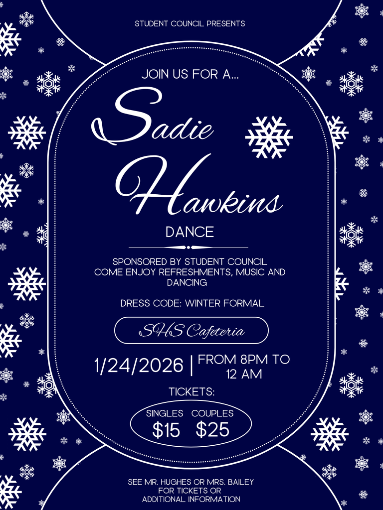 sadie hawkins dance flyer - all info in post 