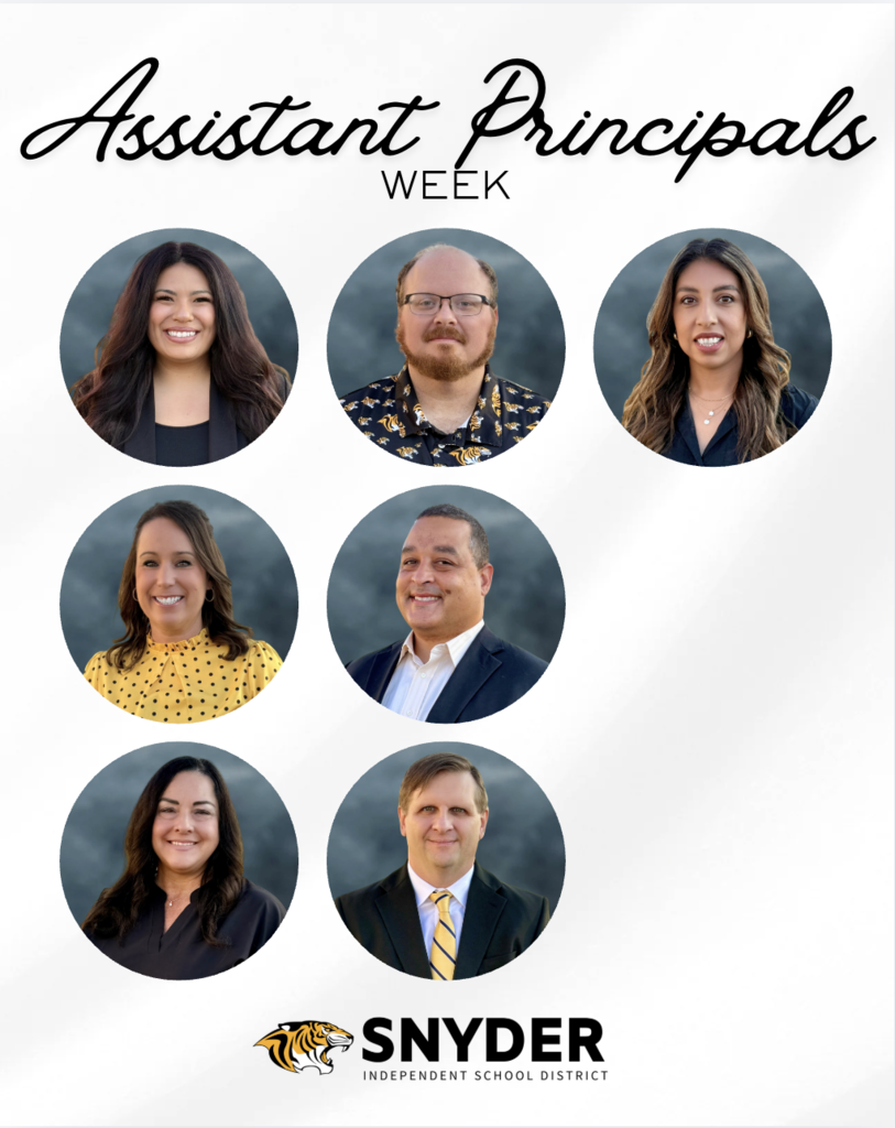 photos fro assistant principals week