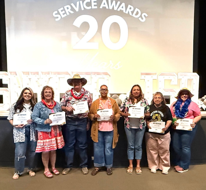 20 year employees
