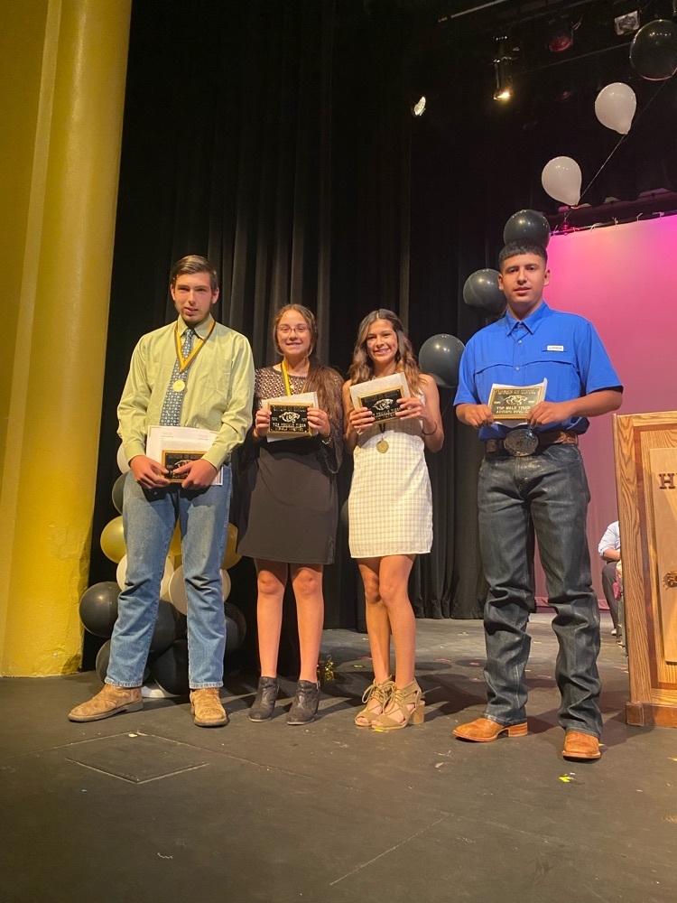 Top Tiger Award Winners: Auston Jahn, Micaela Martinez, Jayci Medrano, Arturo Rios