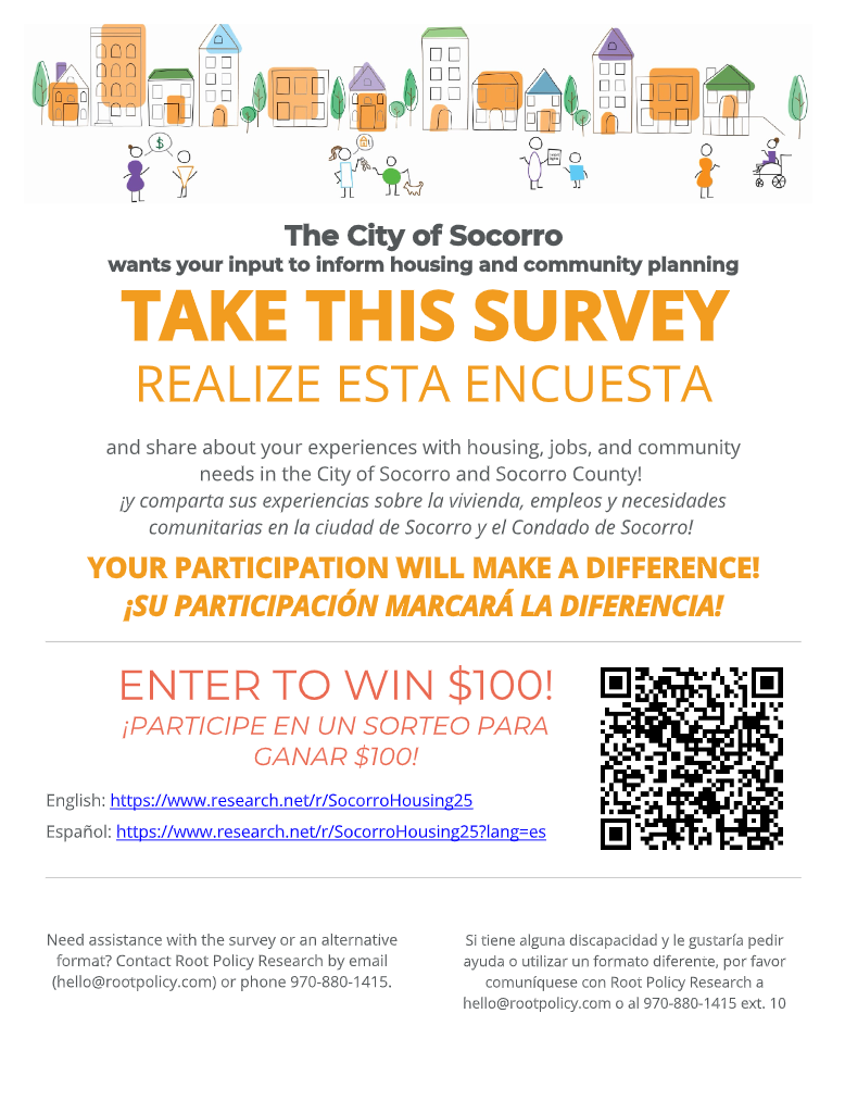 Housing Survey Flyer