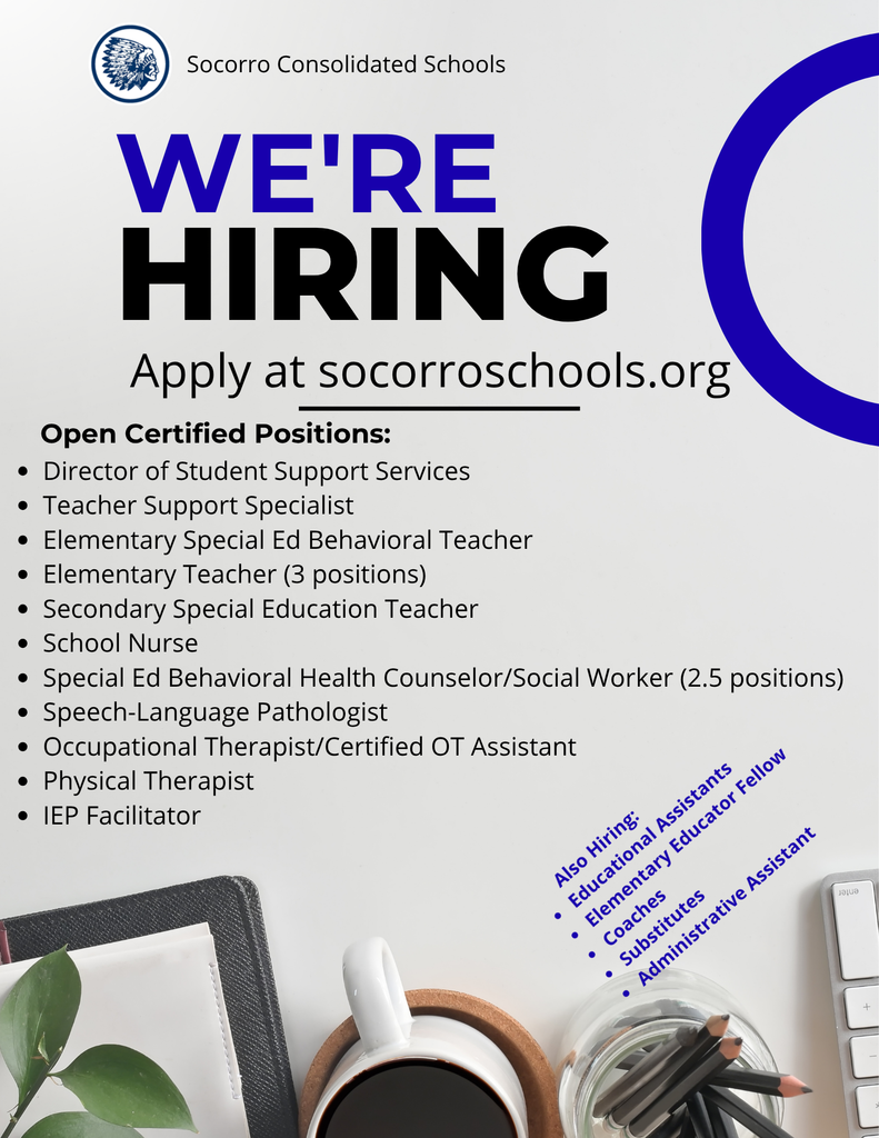 SCS is hiring