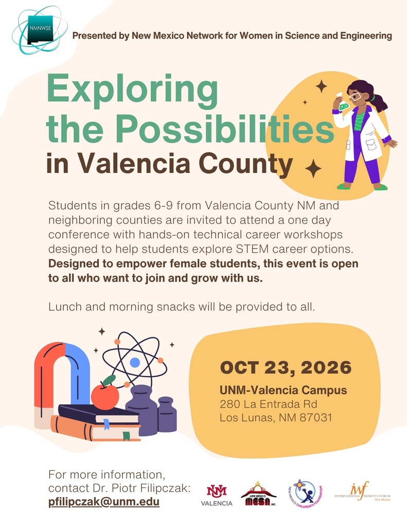 STEM career workshop flier