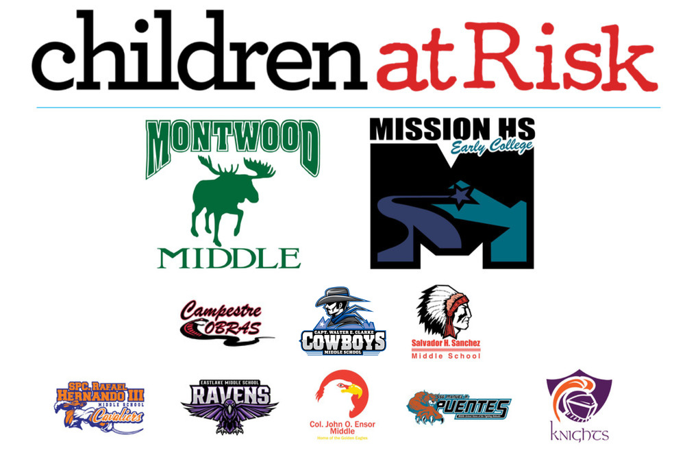Children's at Risk and campus logos