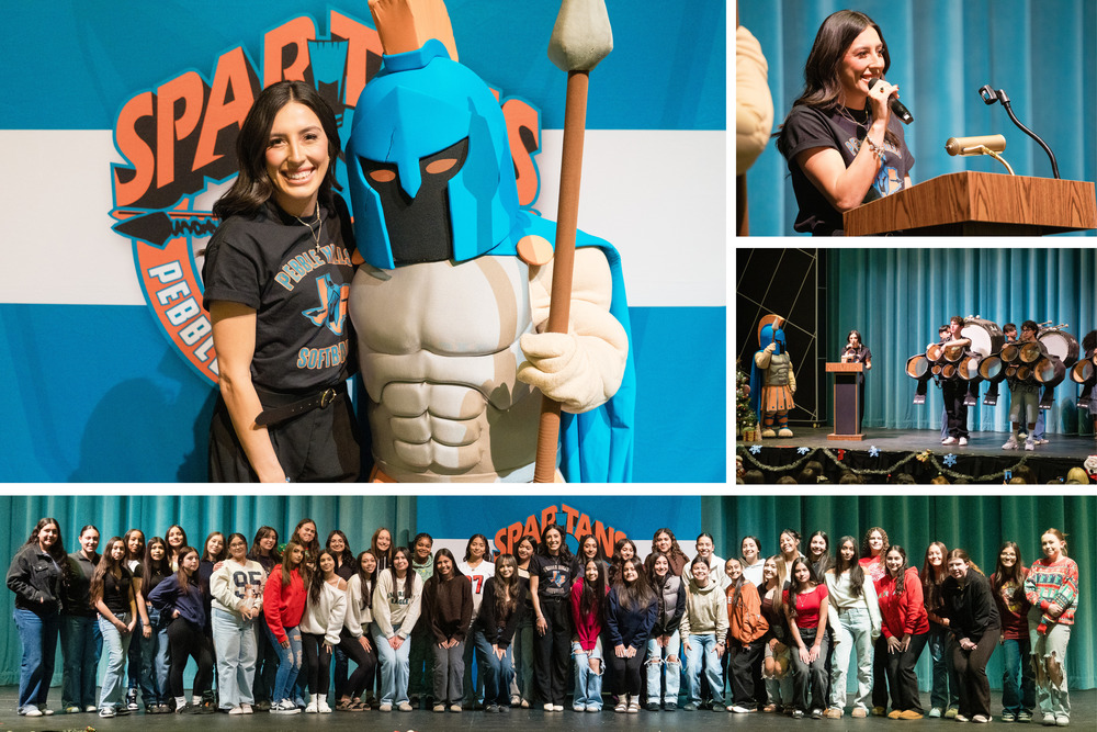 Collage of new coach announcement