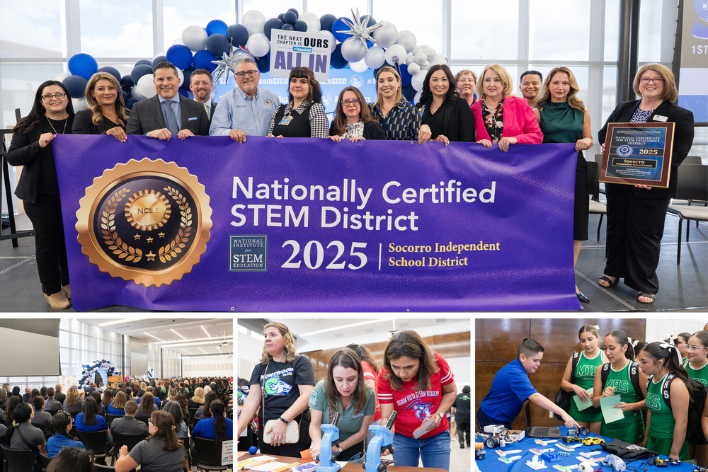 Collage of STEM event