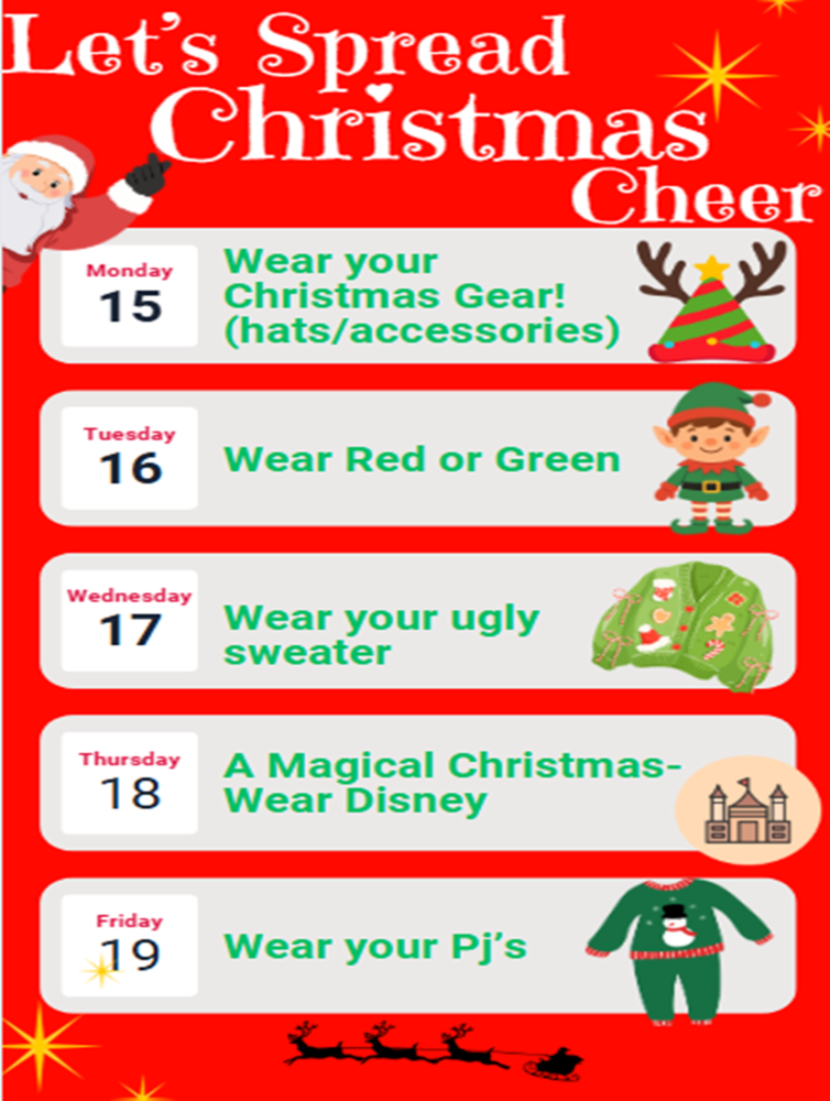 Christmas Dress Up Days