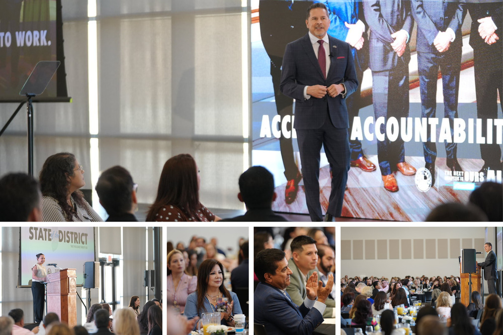 Collage of State of the District Event
