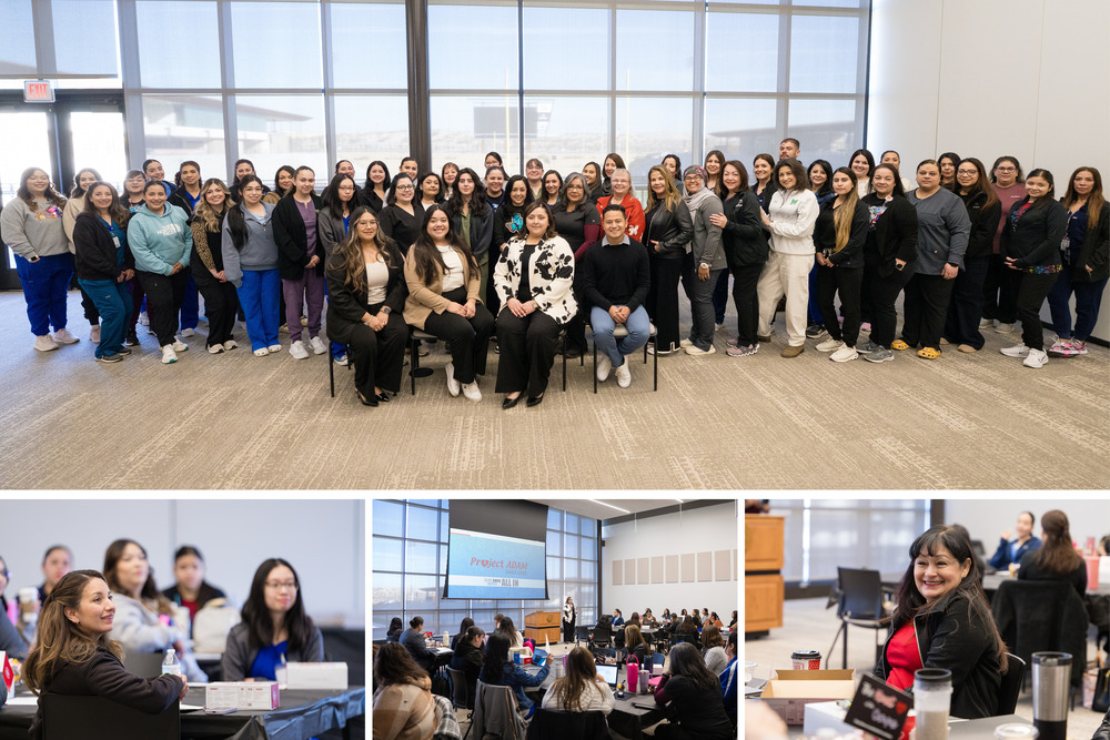 Nurses participating in event