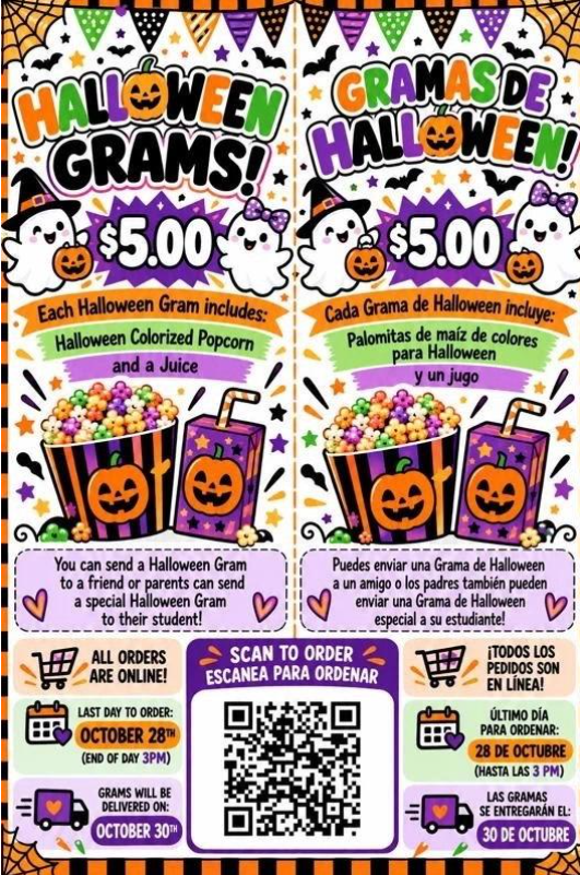 📣🎃 Halloween Grams Are Here! 🎃📣