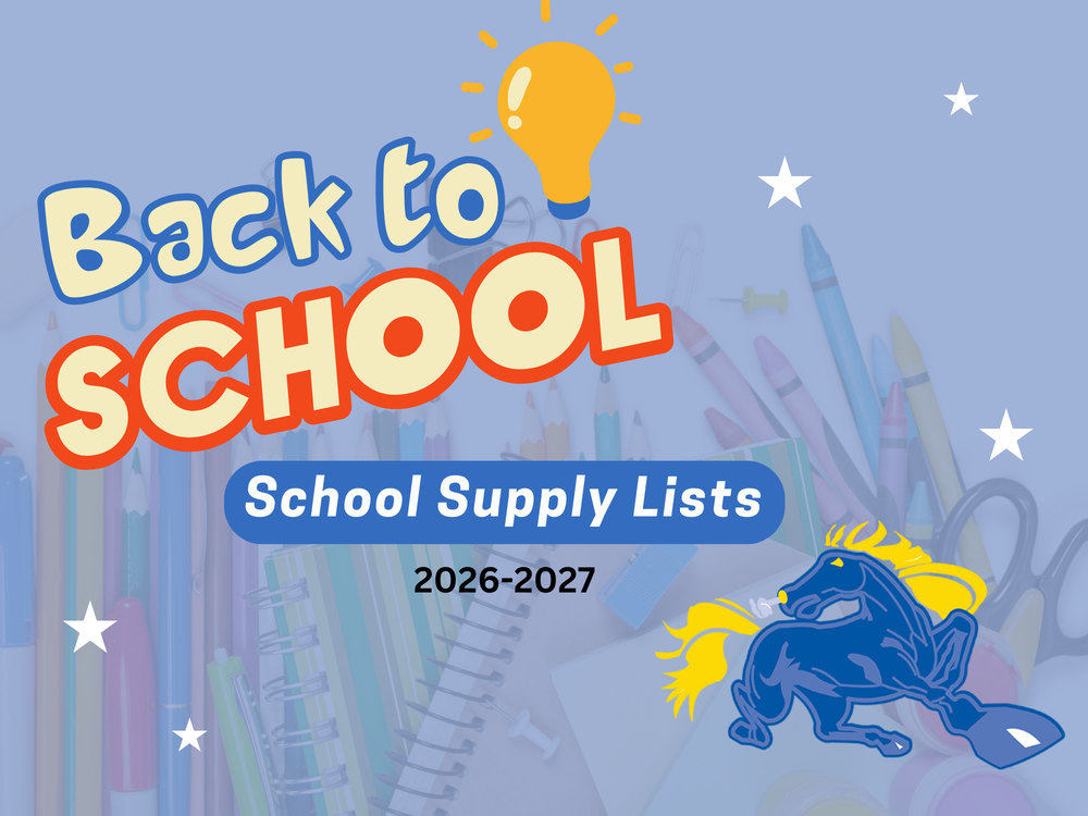 School Supply List 2026-2027