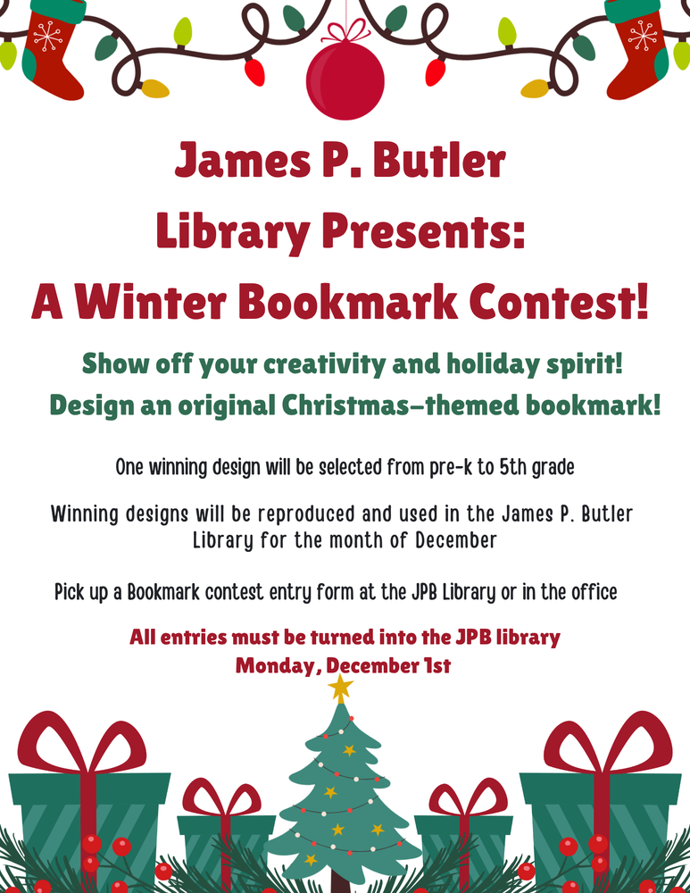 Winter Bookmark Contest