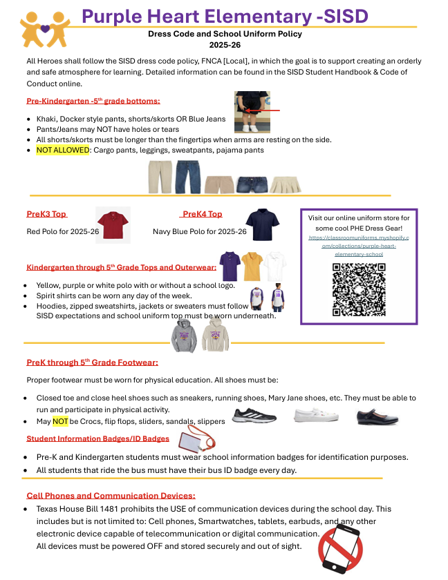 Purple Heart Elementary -SISD
