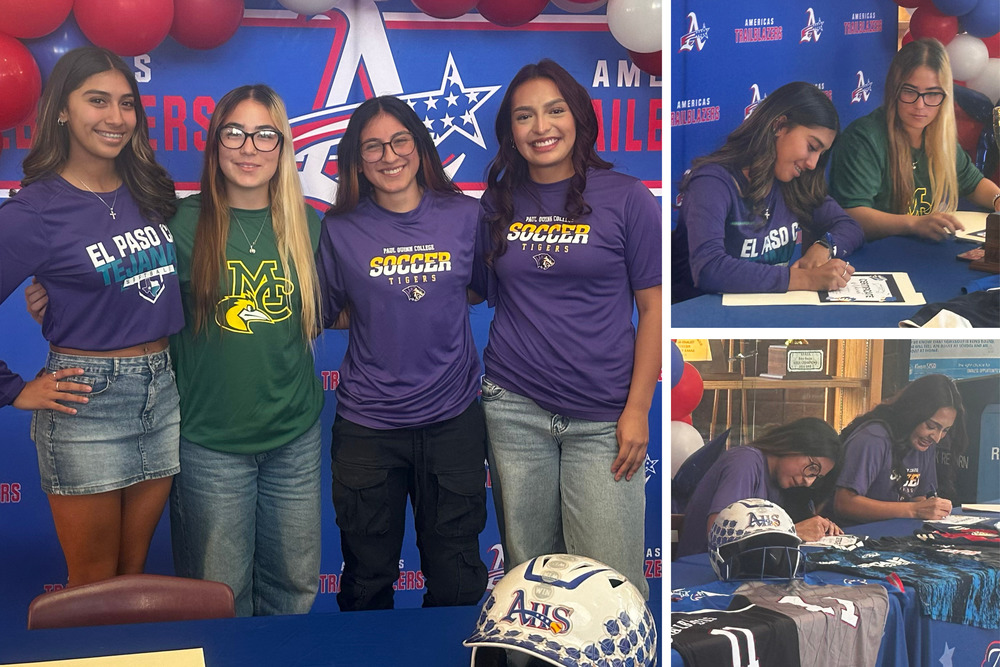 Americas High School student athletes signing