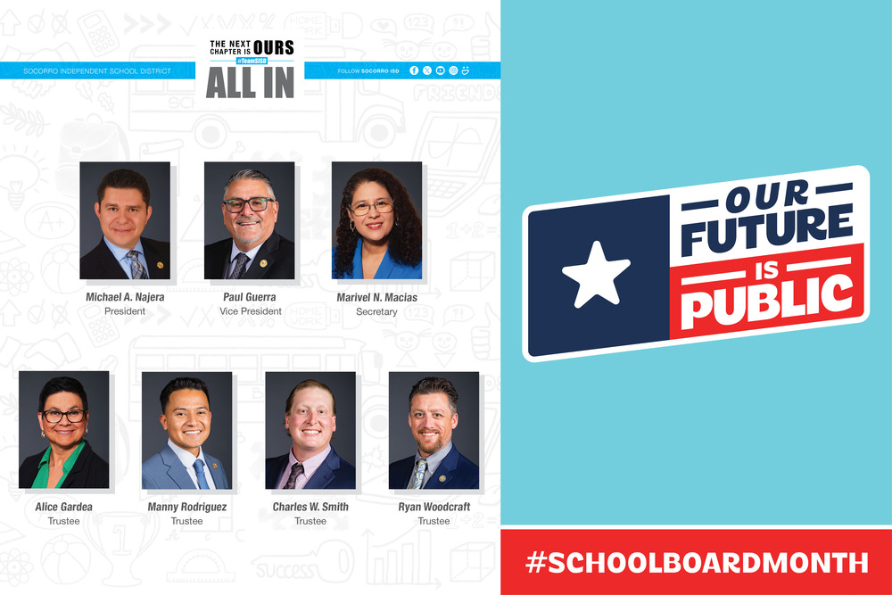 School Board Month Graphic