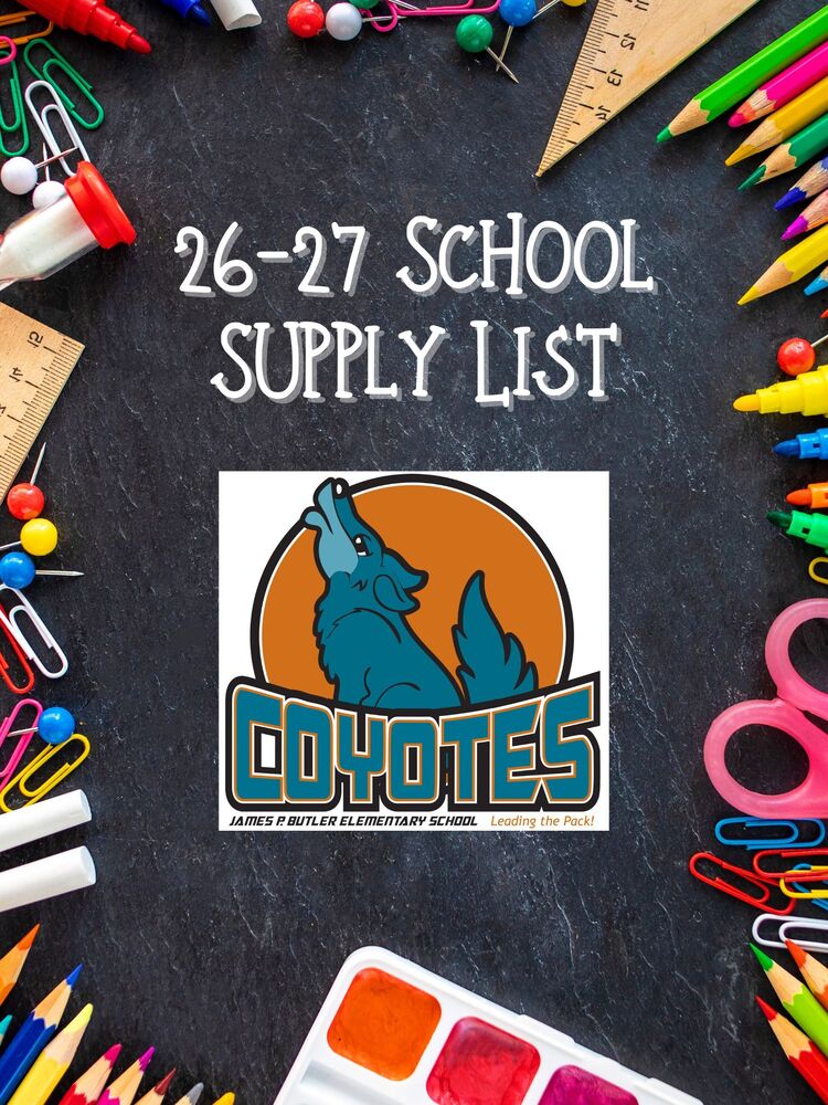 26-27 school supply list
