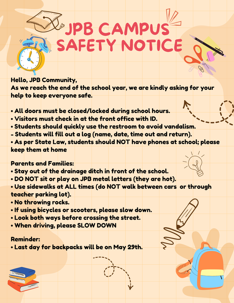 Campus Safety Notice
