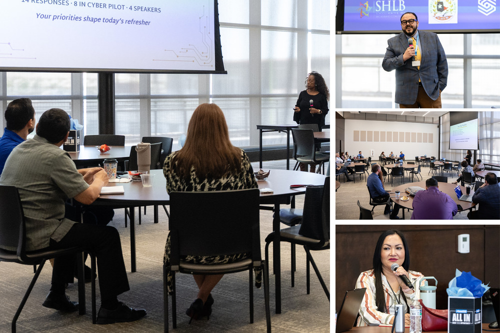 Collage photos of Regional Technology Professionals attending summit