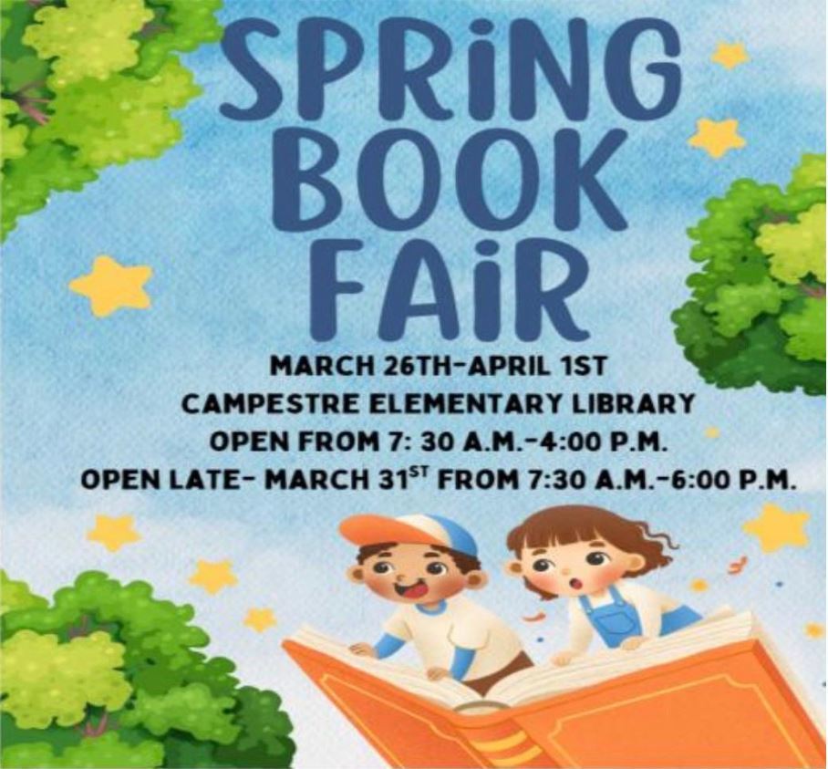 Book Fair-March 26th-April 1st