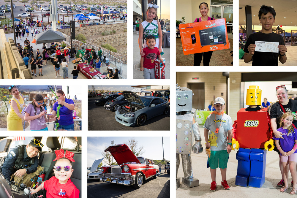 Collage photo of recruitment expo