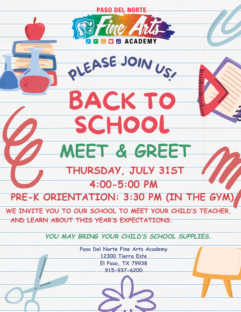 Back to School Meet and Greet