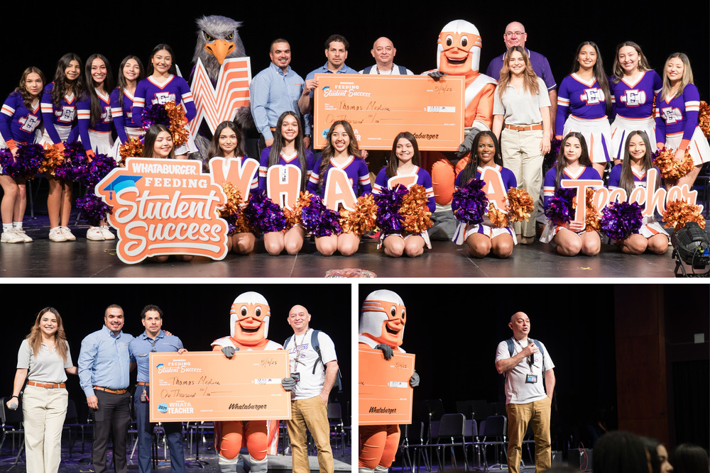 Collage of Whataburger event