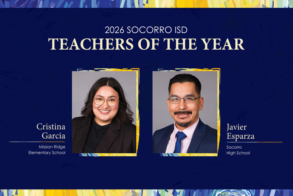 2026 SISD Teachers of the Year Graphic