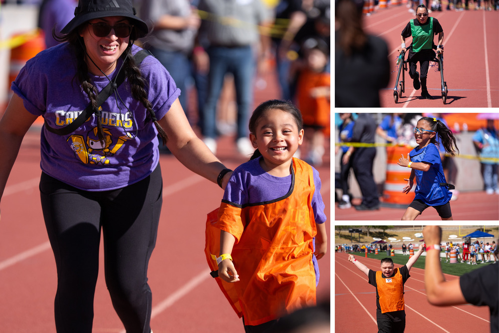Collage of Spring Games participants