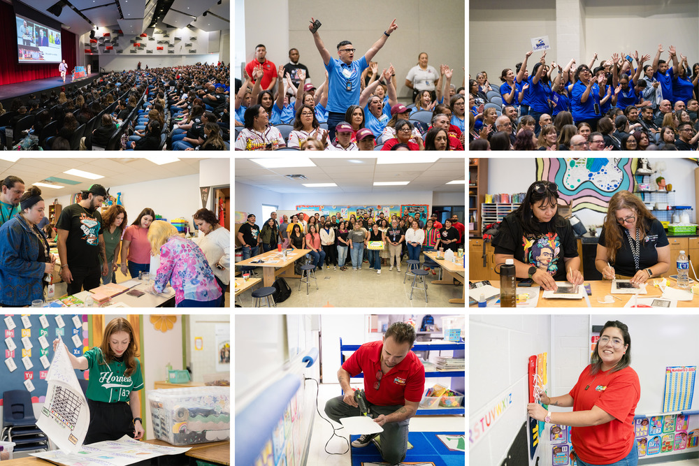 Collage of participating teachers