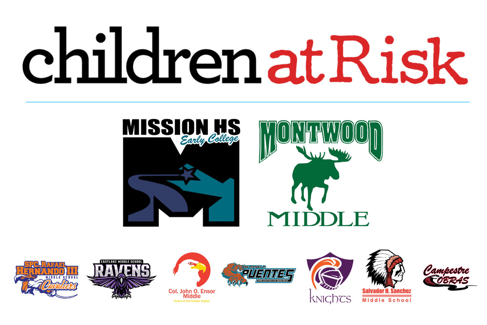 Children's at Risk and campus logos