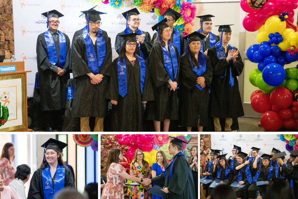Graduates at Project Search Graduation ceremony