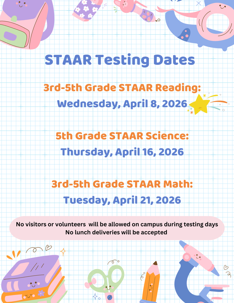 STAAR Testing Dates