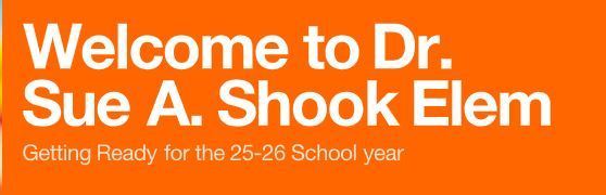 Welcome to Dr. Sue A. Shook Elem