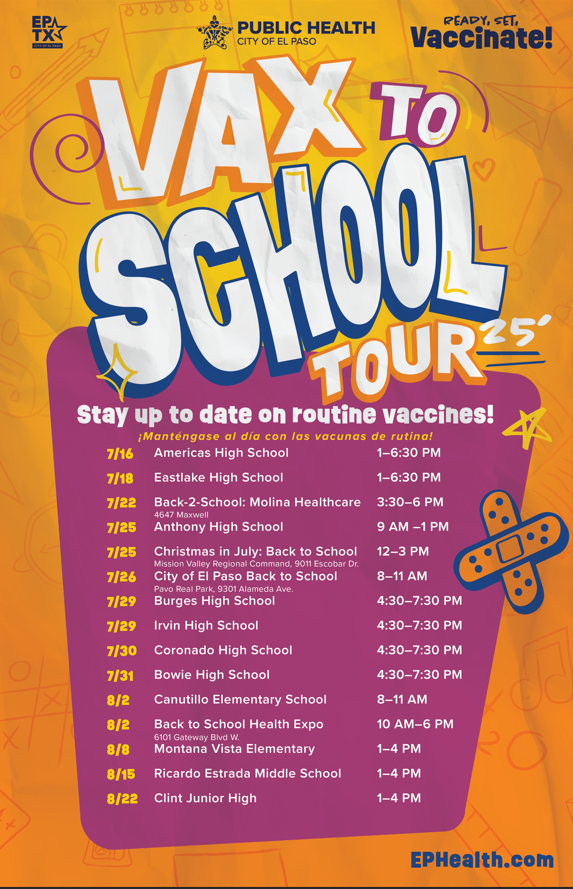 Vax to School Tour 25'