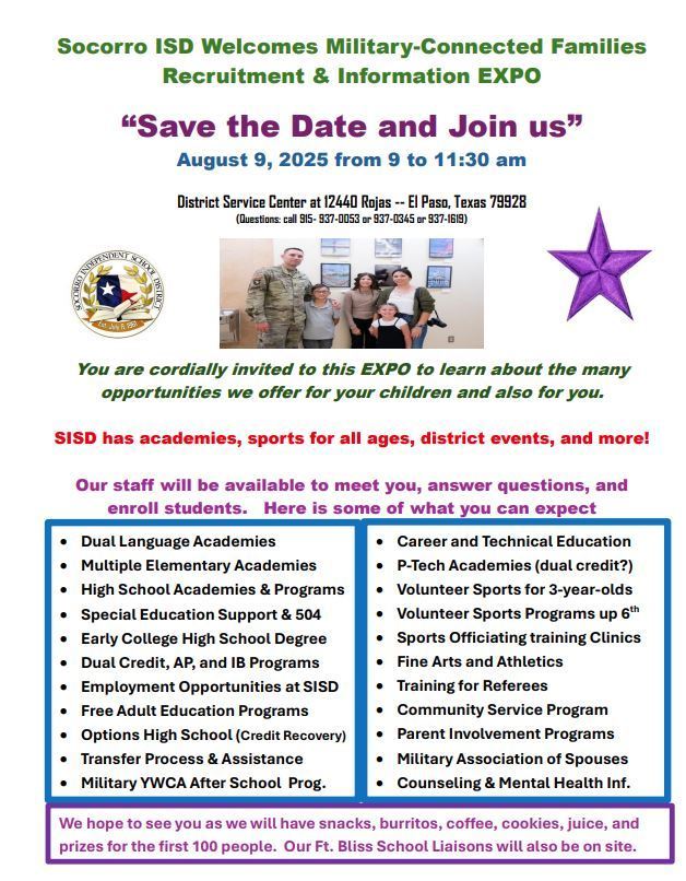 Military Fair Flyer