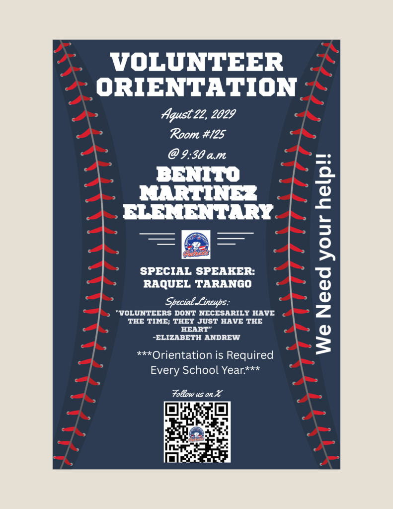 Updated orientation flyer for Volunteers