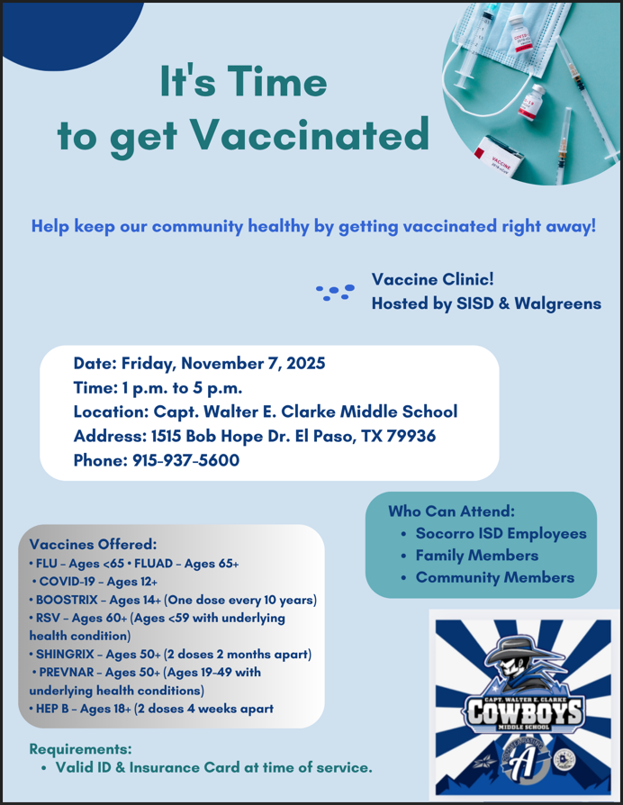 It's Time to get Vaccinated