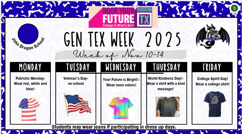 Gen Tex Week 