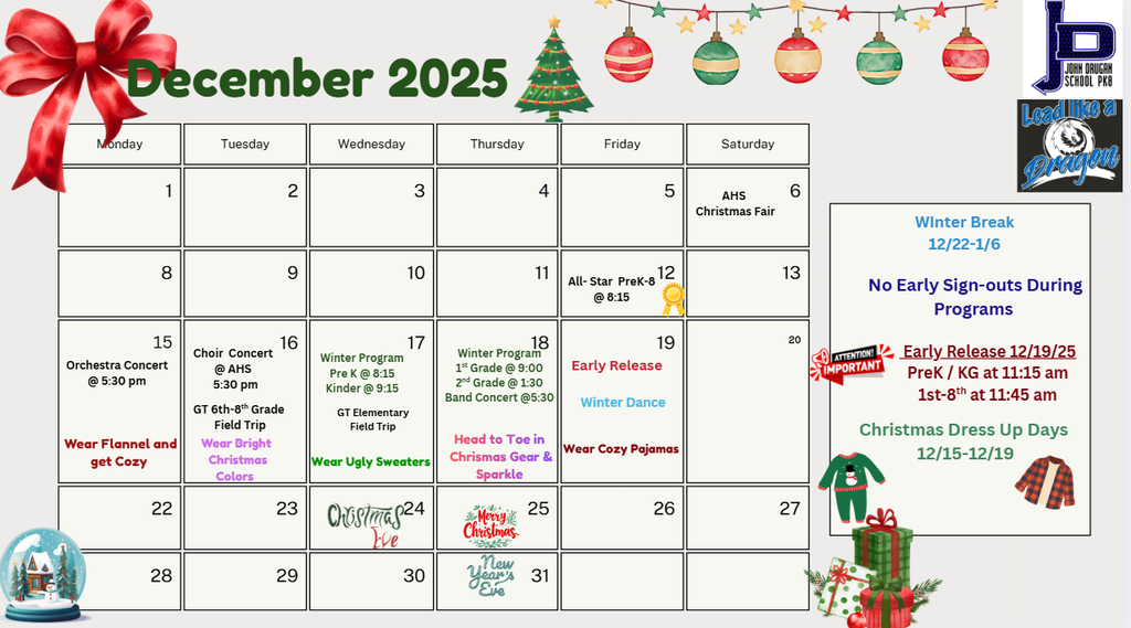 December Calendar