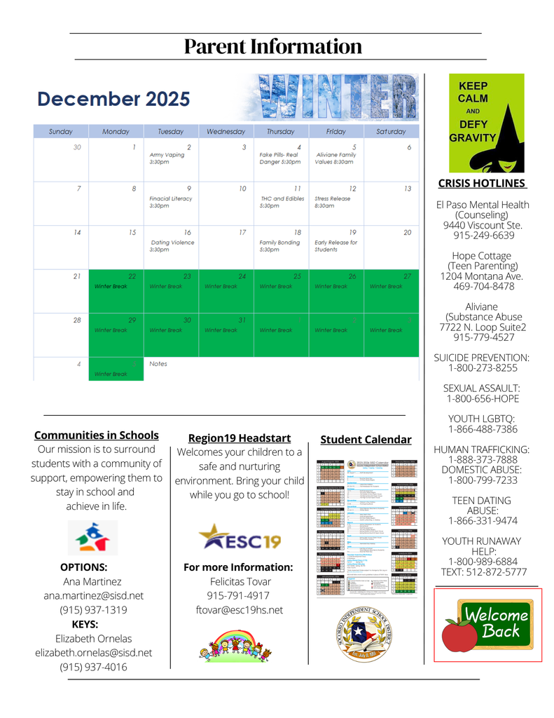 December Newsletter 