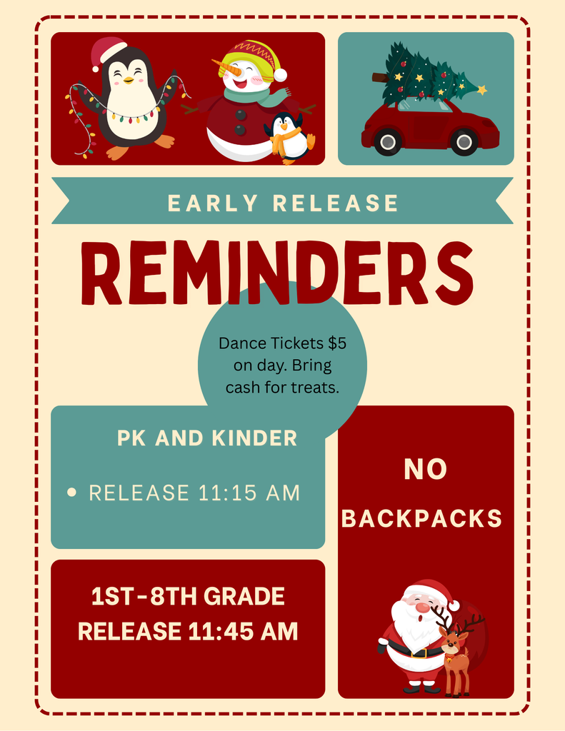 Early Release Reminders
