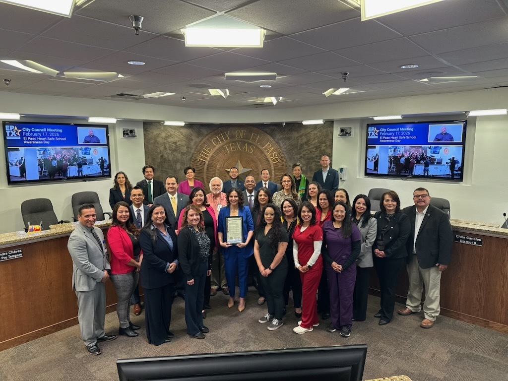 El Paso Heart Health Safe School Awareness Day