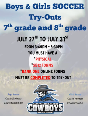Boys & Girls Soccer Try-Outs